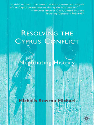cover image of Resolving the Cyprus Conflict